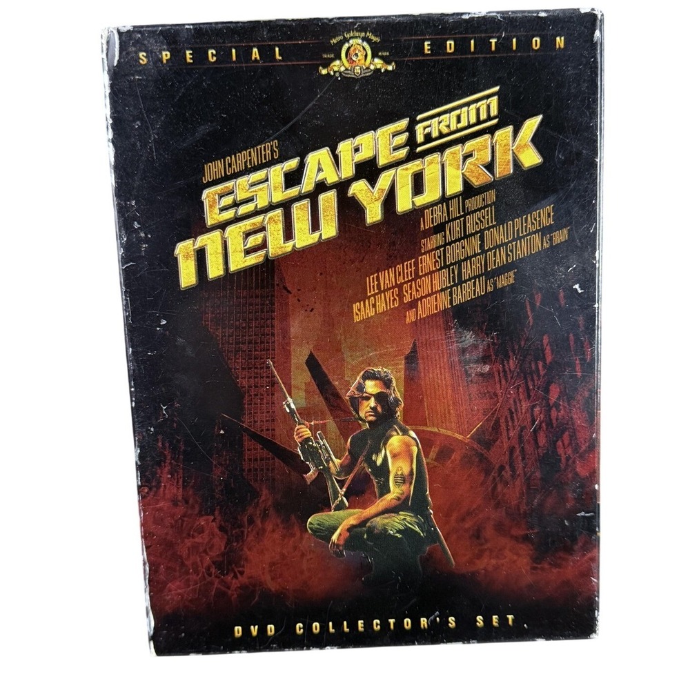 Escape From New York DVD Special Edition Collector's Set 1981 Kurt Russell